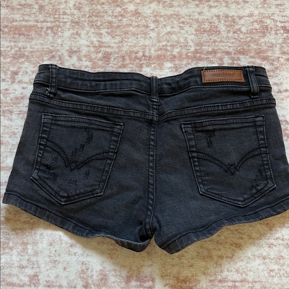 Machine Black Short Shorts - Picture 2 of 4